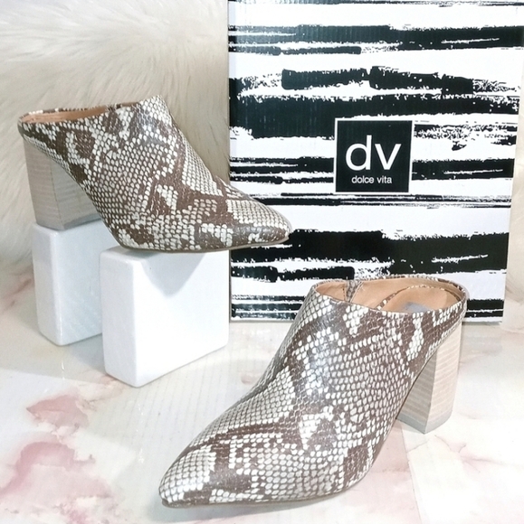 Dolce Vita Animal Print Heels Size 6.5 - Picture 7 of 8